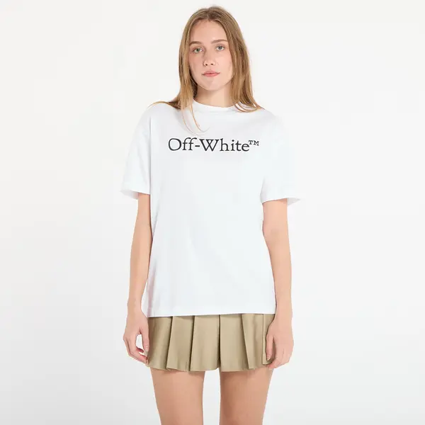 Off-White Majica Off-White Big Logo Bookish Casual Tee White/ Black S