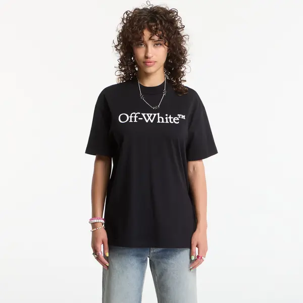 Off-White Majica Off-White Big Logo Bookish Regular Tee Black L