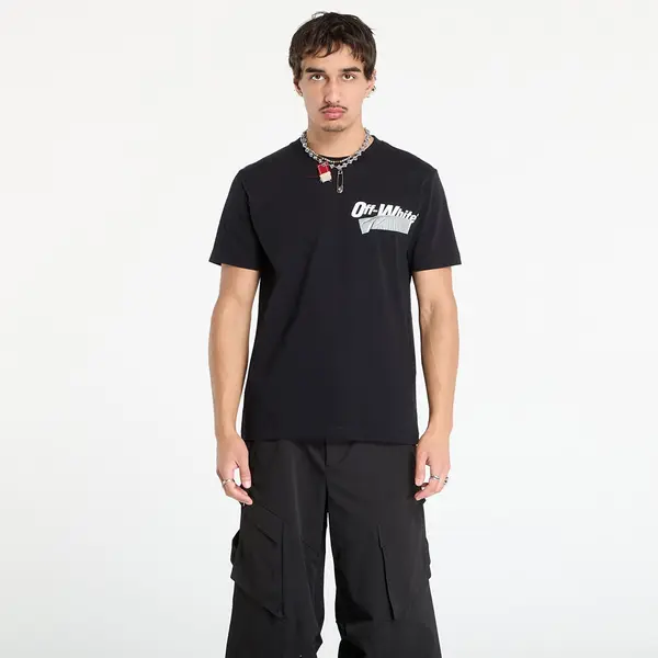Off-White Majica Off-White Cupid Tape Slim S/S Tee Black/ White XXL