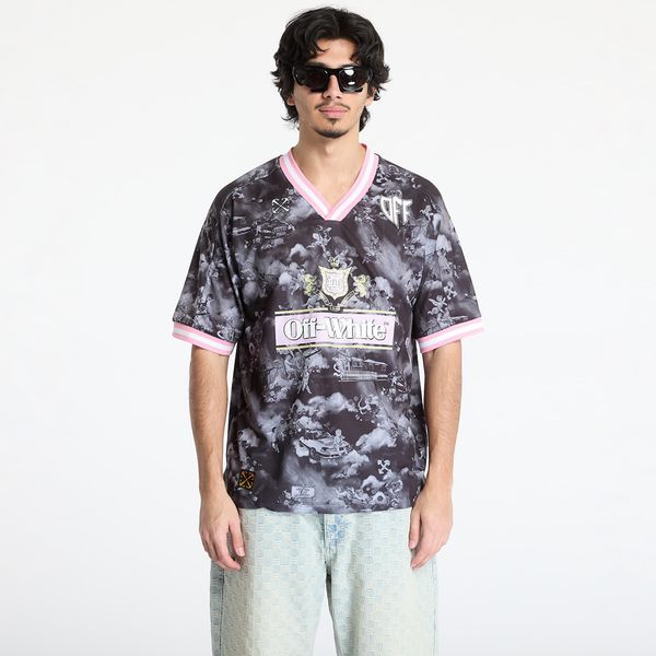 Off-White Majica Off-White Fresco Soccer Shortsleeve Black & White Angels Tee Black S