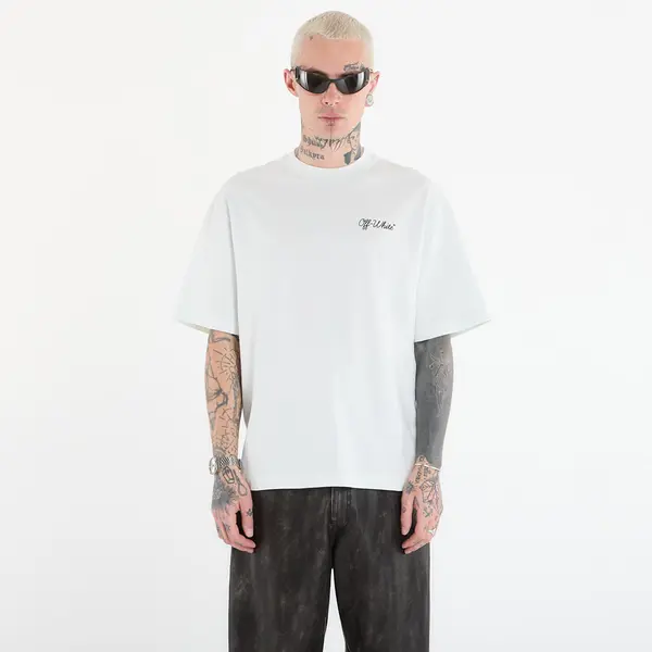 Off-White Majica Off-White Script Skate S/S Tee Bluewash S