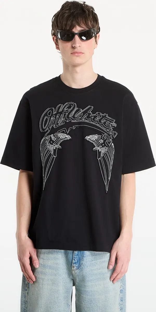 Off-White Majica Off-White Skyline Skate S/S Tee UNISEX Black XL
