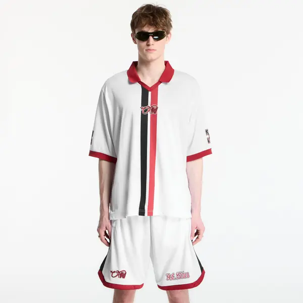 Off-White Majica Off-White x AC Milan Arrow Tech T-Shirt UNISEX White/ Red XXXL