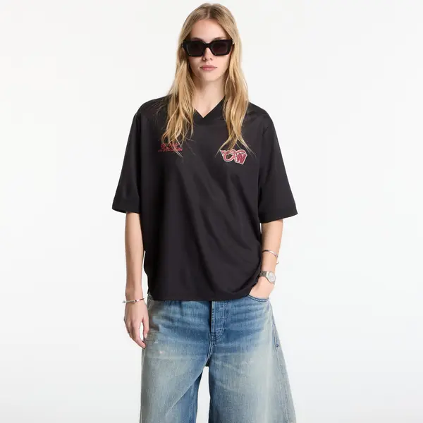 Off-White Majica Off-White x AC Milan Tech Tee Black/ No Color XS