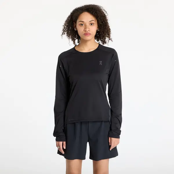 On Majica On Performance Long Sleeve Tee Black/ Eclipse S