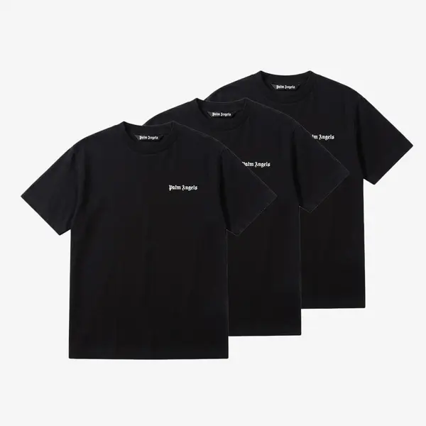 Palm Angels Majica Palm Angels Classic Logo 3-pack Tee Black/ Off White XL