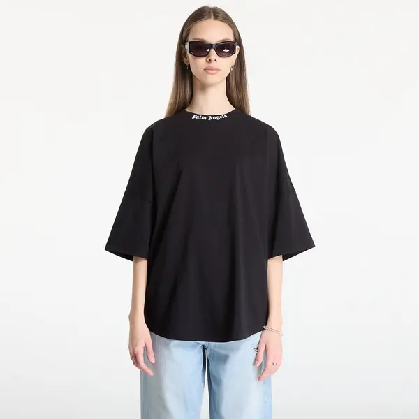 Palm Angels Majica Palm Angels Classic Logo Over Tee UNISEX Black/ Off White L