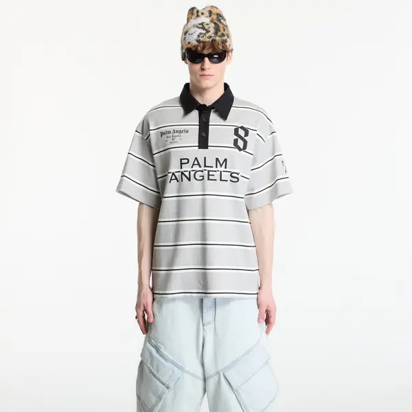 Palm Angels Majica Palm Angels Palm Sport Stripes Polo S/S UNISEX Navy Blue/ White L