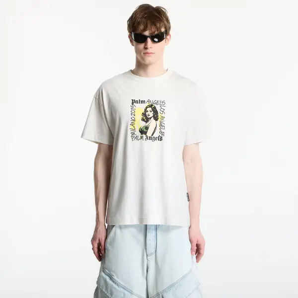 Palm Angels Majica Palm Angels Pinup Regular T-Shirt UNISEX White/ Green XL