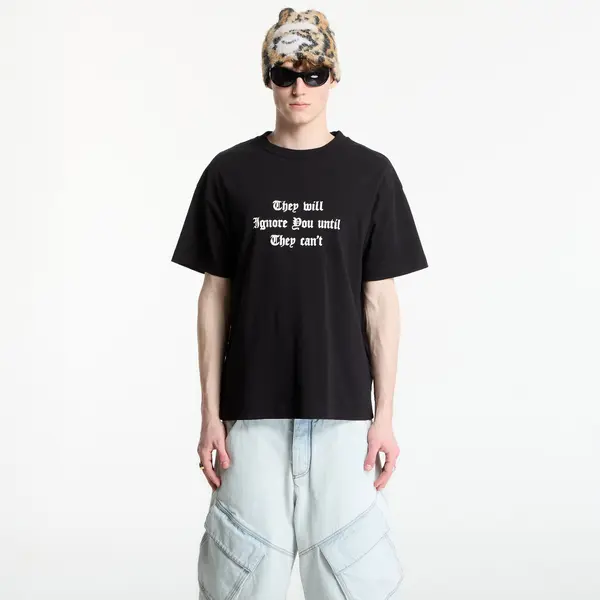 Palm Angels Majica Palm Angels Statement Regular T-Shirt UNISEX Black/ Off White L