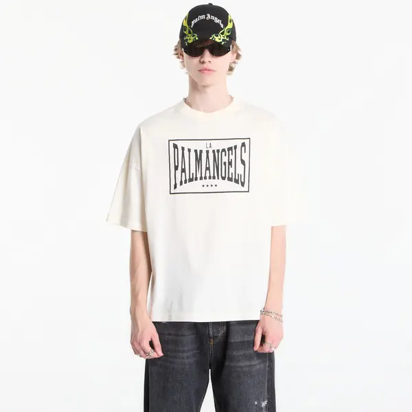 Palm Angels Majica Palm Angels Vintage Box Logo Loose Tee Off White/ Black M