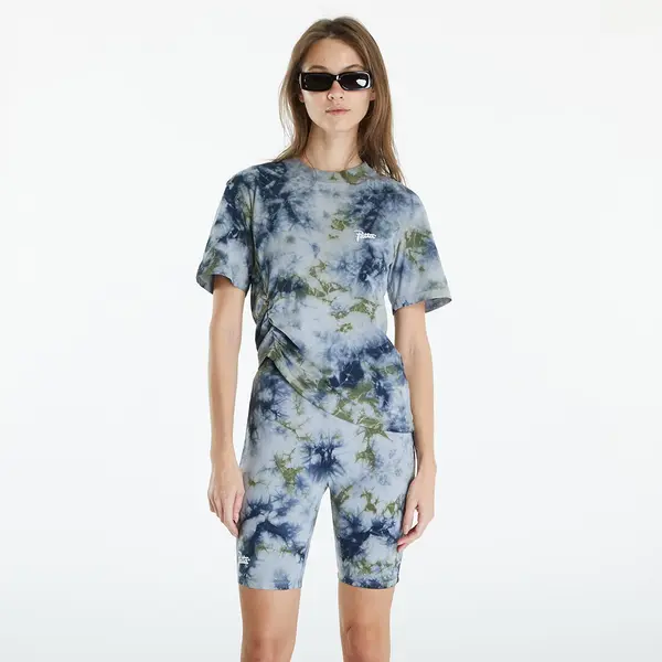 Patta Majica Patta Femme Tie Dye Cropped Ruched T-Shirt Quarry XL