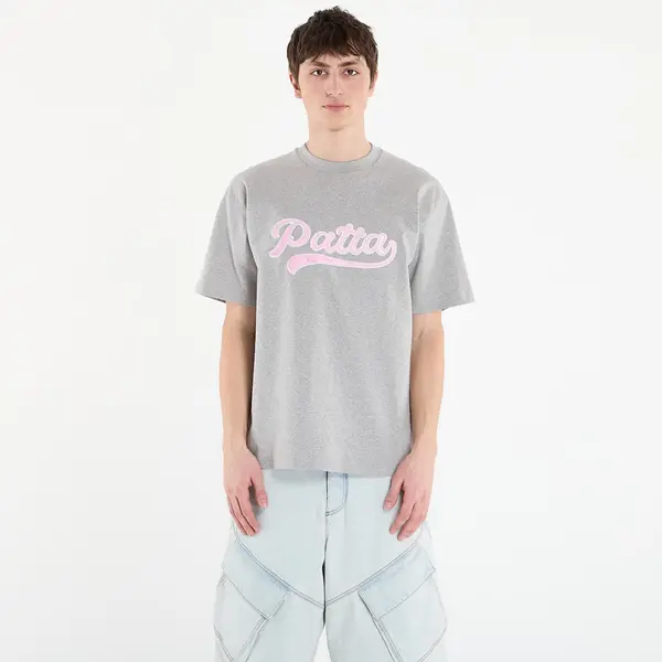 Patta Majica Patta Logo Tail T-Shirt UNISEX Grey heather XL