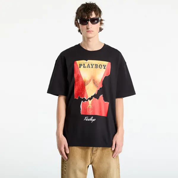 FTSHP Majica Playboy x FTSHP Cover Tee 1973/7 UNISEX Black XXL