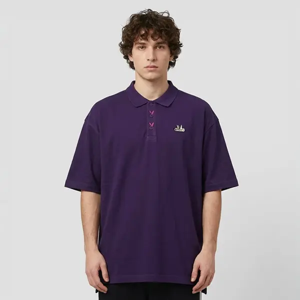 FTSHP Majica Playboy x FTSHP Short Sleeve Polo Purple XS