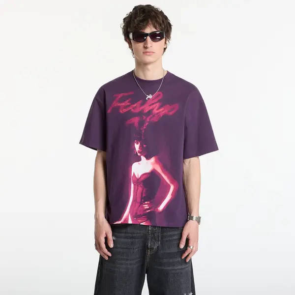 FTSHP Majica Playboy x FTSHP T-Shirt Smoking Girl UNISEX Deep Purple XXL