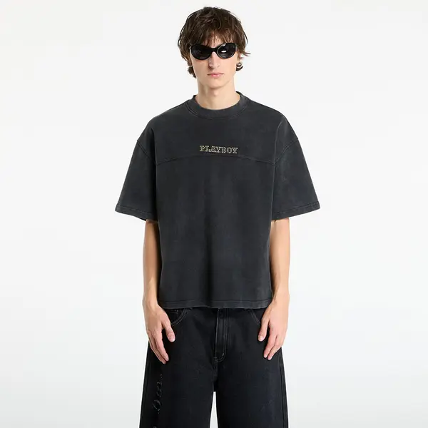 FTSHP Majica Playboy x FTSHP Washed Tee UNISEX Washed Black M