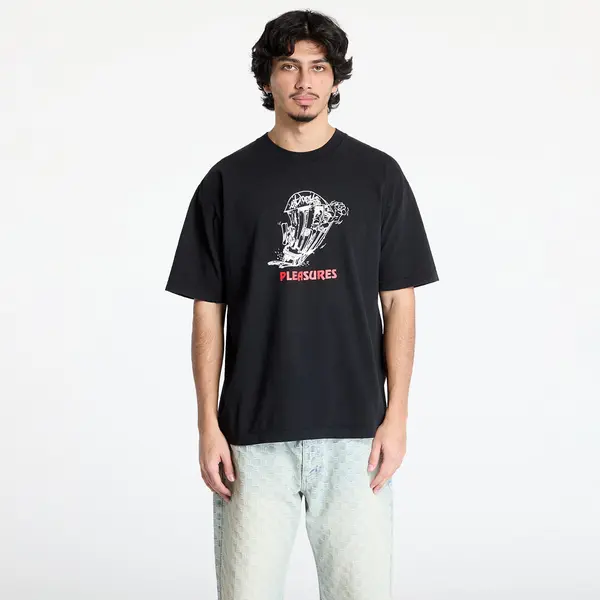 PLEASURES Majica PLEASURES 9Th Street T-Shirt Black S