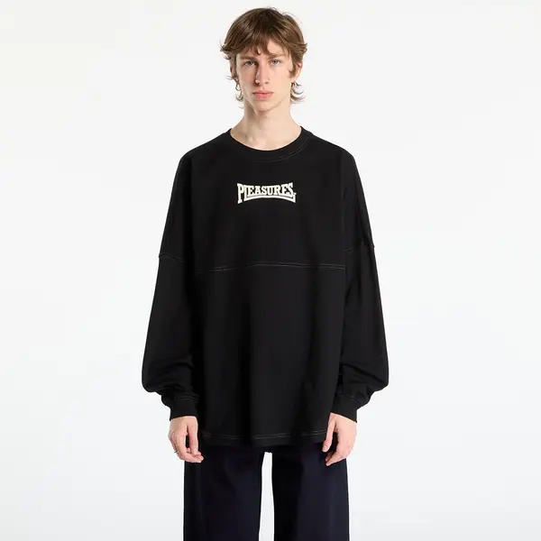 PLEASURES Majica PLEASURES Bulldog Heavyweight Long Sleeve Black L