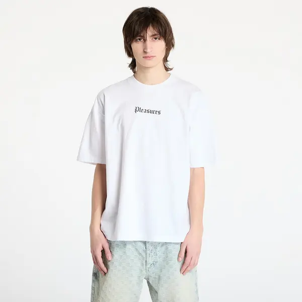 PLEASURES Majica PLEASURES Burn Again T-Shirt White S