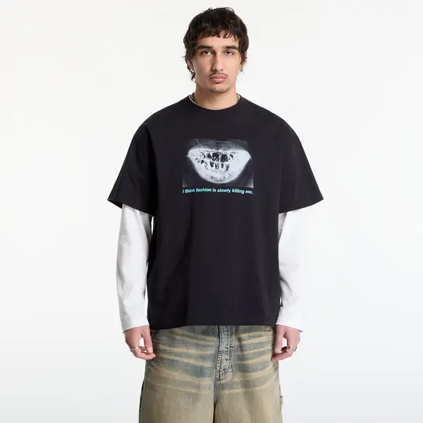 PLEASURES Majica PLEASURES Decay T-Shirt Black L