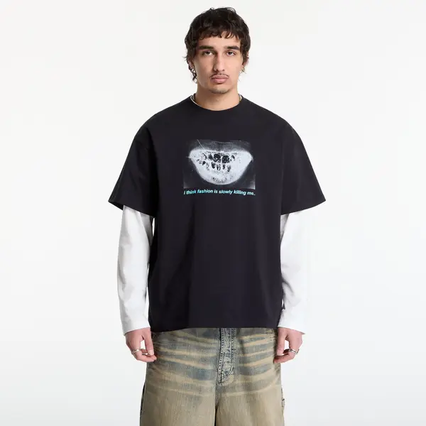 PLEASURES Majica PLEASURES Decay T-Shirt Black S