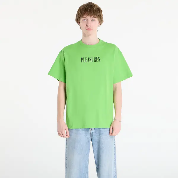 PLEASURES Majica PLEASURES Exhibition T-Shirt Lime S