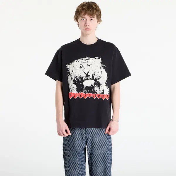 PLEASURES Majica PLEASURES Grin T-Shirt Black M