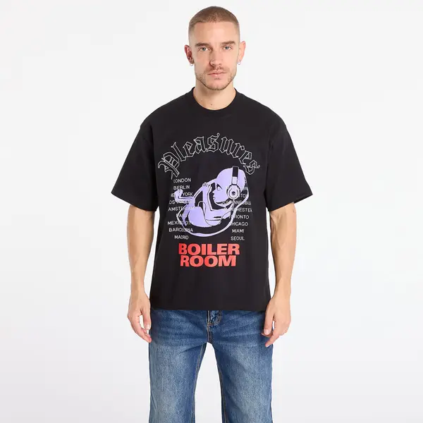 PLEASURES Majica PLEASURES Headphone T-Shirt Black S
