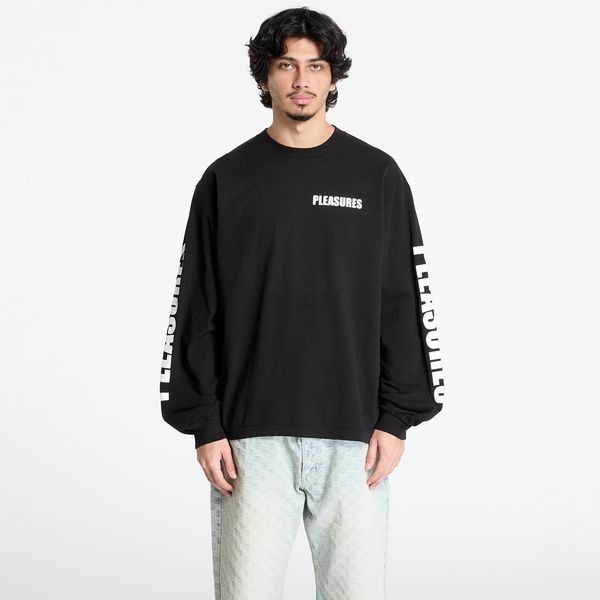 PLEASURES Majica PLEASURES Impact Staff Long Sleeve T-Shirt Black S