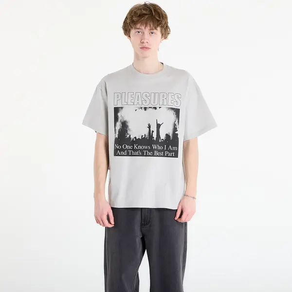 PLEASURES Majica PLEASURES Incognito T-Shirt Silver XL