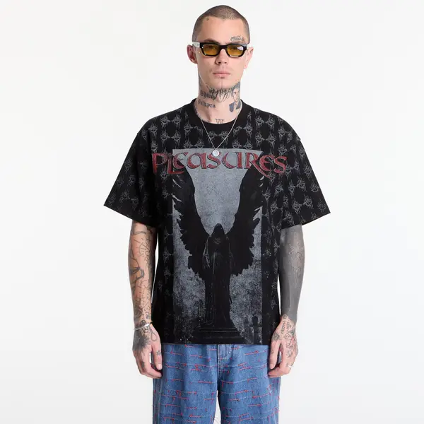PLEASURES Majica PLEASURES Judgement Heavyweight Shirt Black M