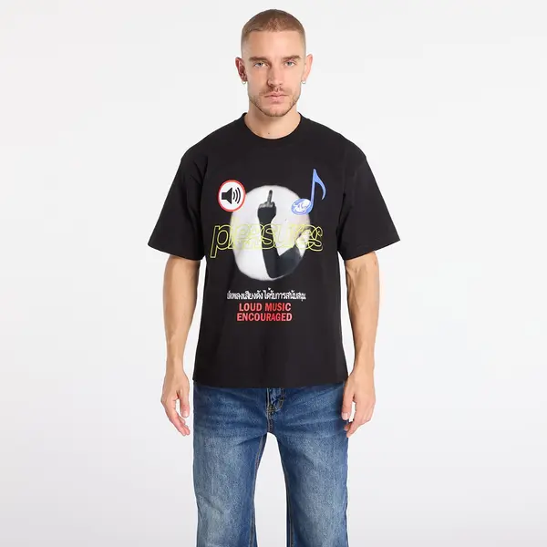 PLEASURES Majica PLEASURES Loud Music T-Shirt Black S