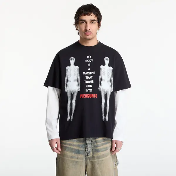 PLEASURES Majica PLEASURES Machine T-Shirt Black L