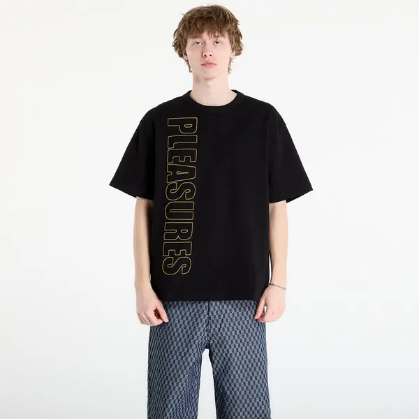 PLEASURES Majica PLEASURES Outline Heavyweight Shirt Black XXL
