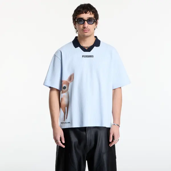 PLEASURES Majica PLEASURES Pet Polo Blue XL
