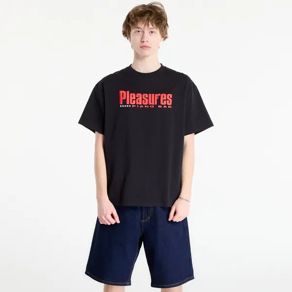 PLEASURES Majica PLEASURES Piano Bar T-Shirt Black M