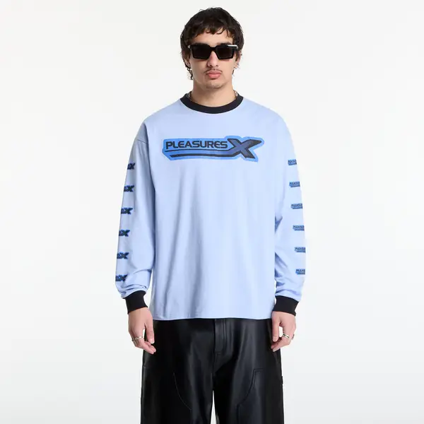 PLEASURES Majica PLEASURES Pleasures X Long Sleeve Sky M