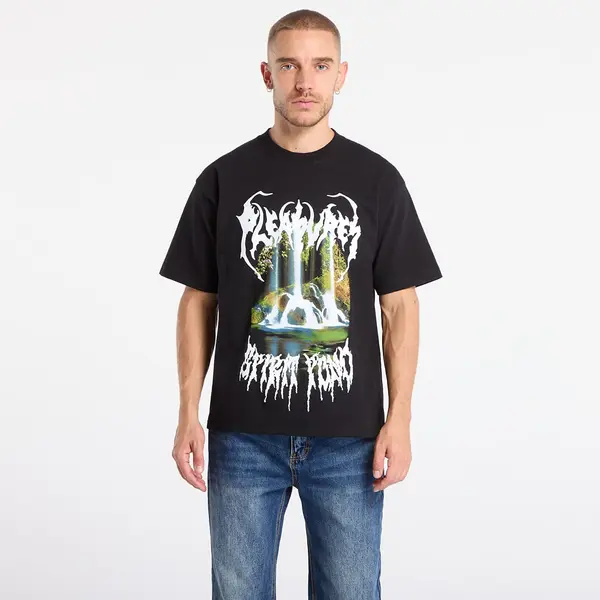 PLEASURES Majica PLEASURES Pond T-Shirt Black S