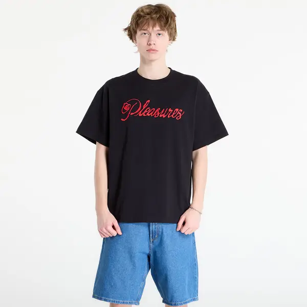 PLEASURES Majica PLEASURES Scrawl T-Shirt Black L