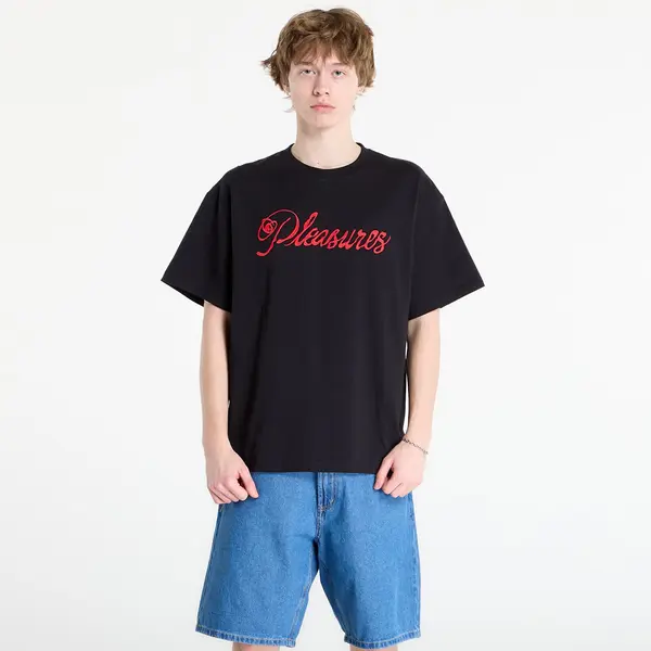 PLEASURES Majica PLEASURES Scrawl T-Shirt Black M