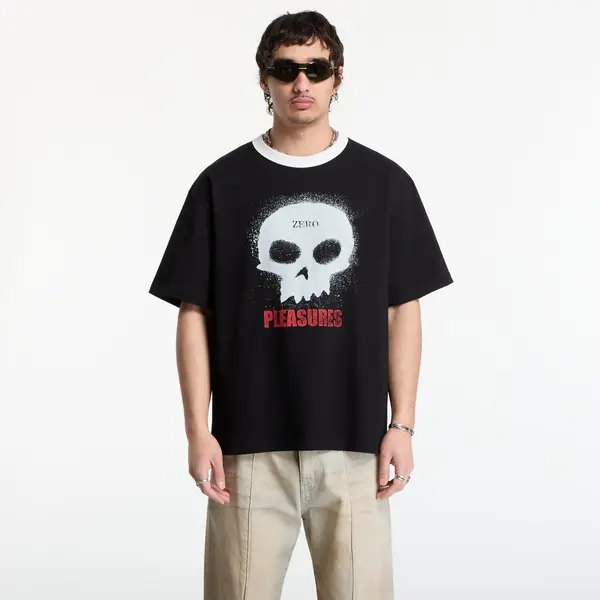 PLEASURES Majica PLEASURES Single Skull Heavyweight Shirt Black M