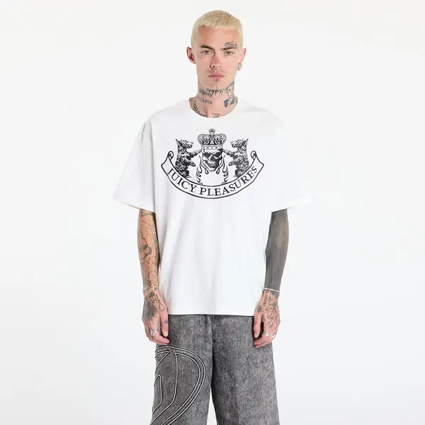 PLEASURES Majica PLEASURES Skull Crest Heavyweight Shirt White XL