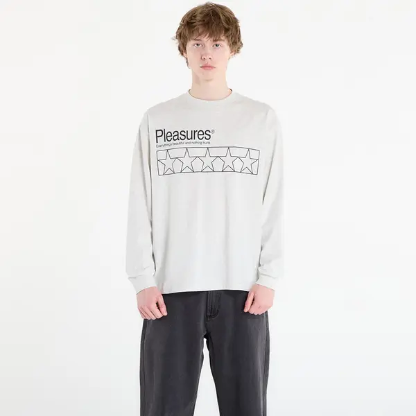 PLEASURES Majica PLEASURES Supplements Long Sleeve Heather L