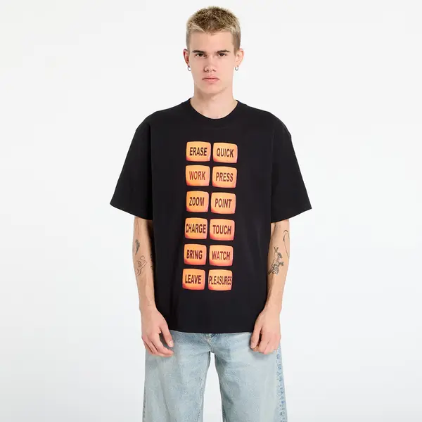 PLEASURES Majica PLEASURES Technologic T-Shirt Black M