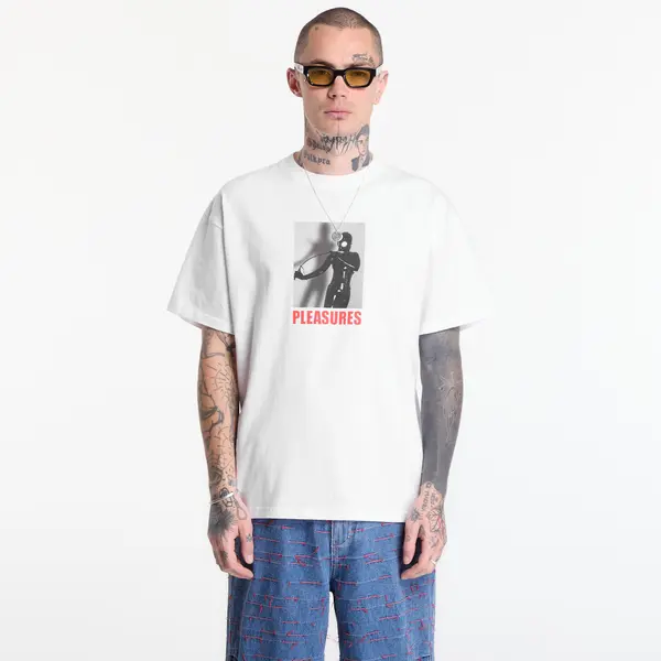 PLEASURES Majica PLEASURES Whip T-Shirt White XL