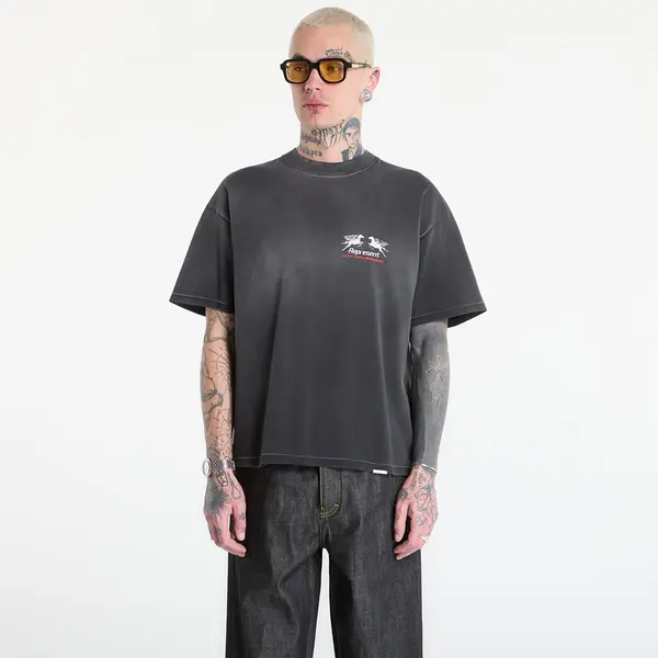 REPRESENT Majica REPRESENT 24 Hour Service T-Shirt UNISEX Stained Black XXL