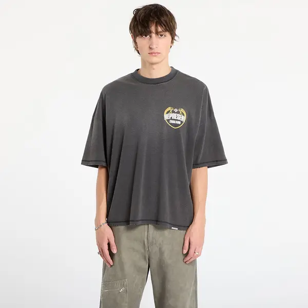REPRESENT Majica REPRESENT Angel Border T-Shirt Stained Black XL