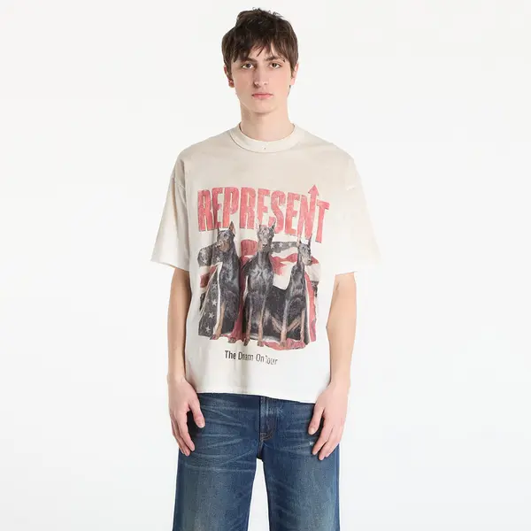 REPRESENT Majica REPRESENT Dream On Tour T-Shirt UNISEX Washed Ecru XXL