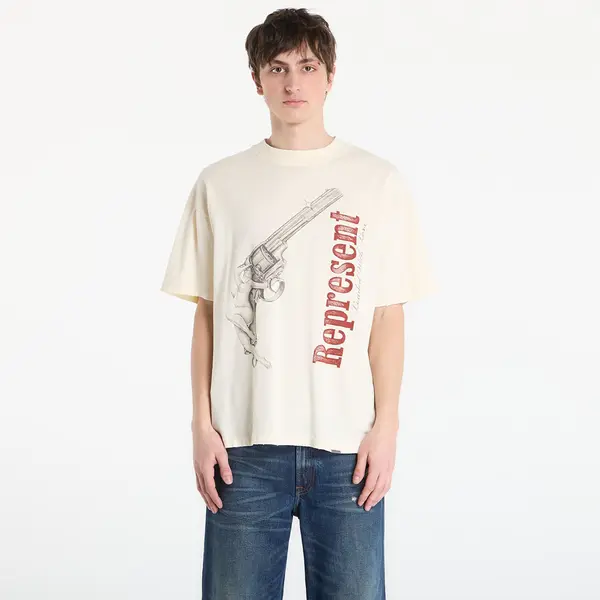 REPRESENT Majica REPRESENT Loaded With Love T-Shirt UNISEX Buttercream M